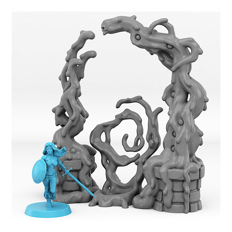 Fantastic PortalsFantastic Portals - Ooze Portal with its Slime Skulls effect 