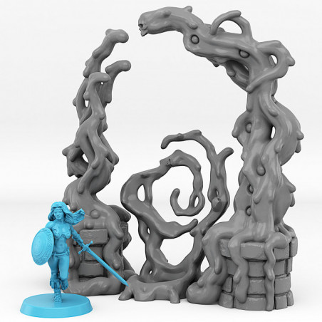 Fantastic PortalsFantastic Portals - Ooze Portal with its Slime Skulls effect 