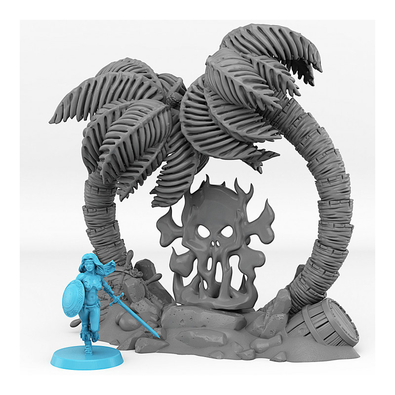 Fantastic PortalsFantastic Portals - Pirate Island Portal with its Pirate Skull effect 