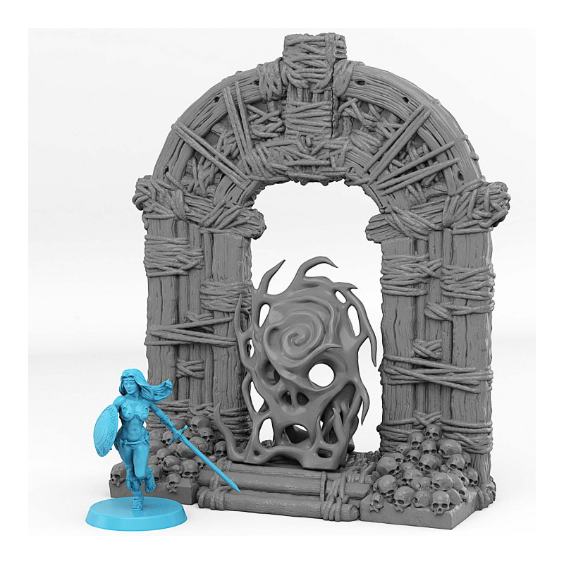 Fantastic PortalsFantastic Portals - Tribal Portal with its Sorcerer Face effect 