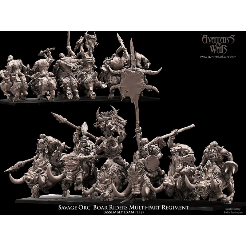 Avatars of war 3D-Kit orques sur sangliers    Avatars of war 3D-Kit orques sur sangliers