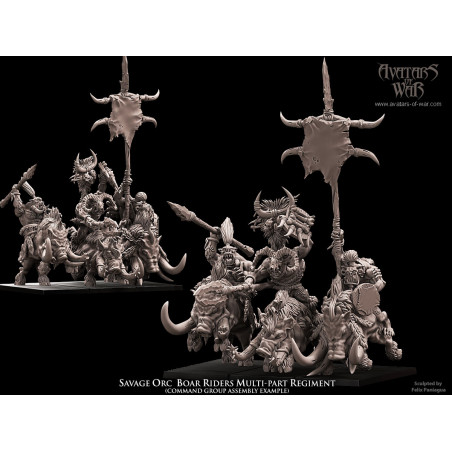 Avatars of war 3D-Kit orques sur sangliers    Avatars of war 3D-Kit orques sur sangliers