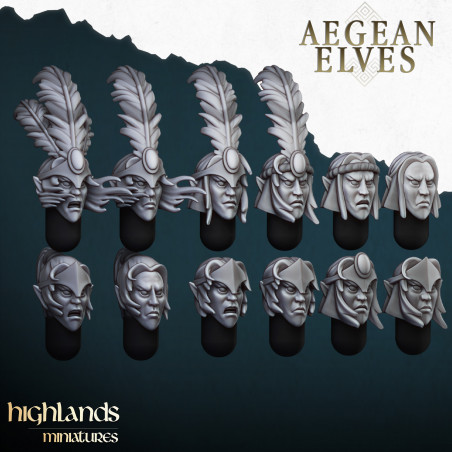 Higlands Miniature - Aegan elf Archers   