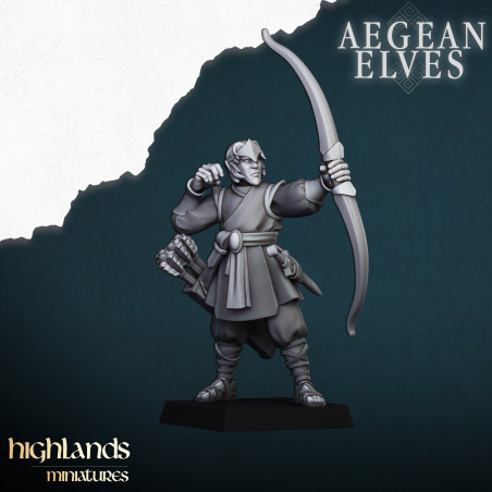 Higlands Miniature - Aegan elf Archers   