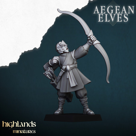 Higlands Miniature - Aegan elf Archers   