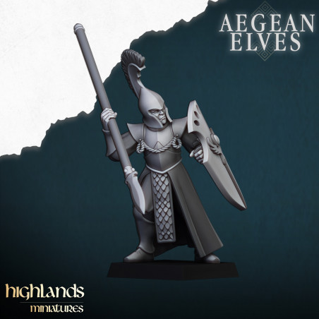 Higlands Miniature - Aegan elf Spearmen   