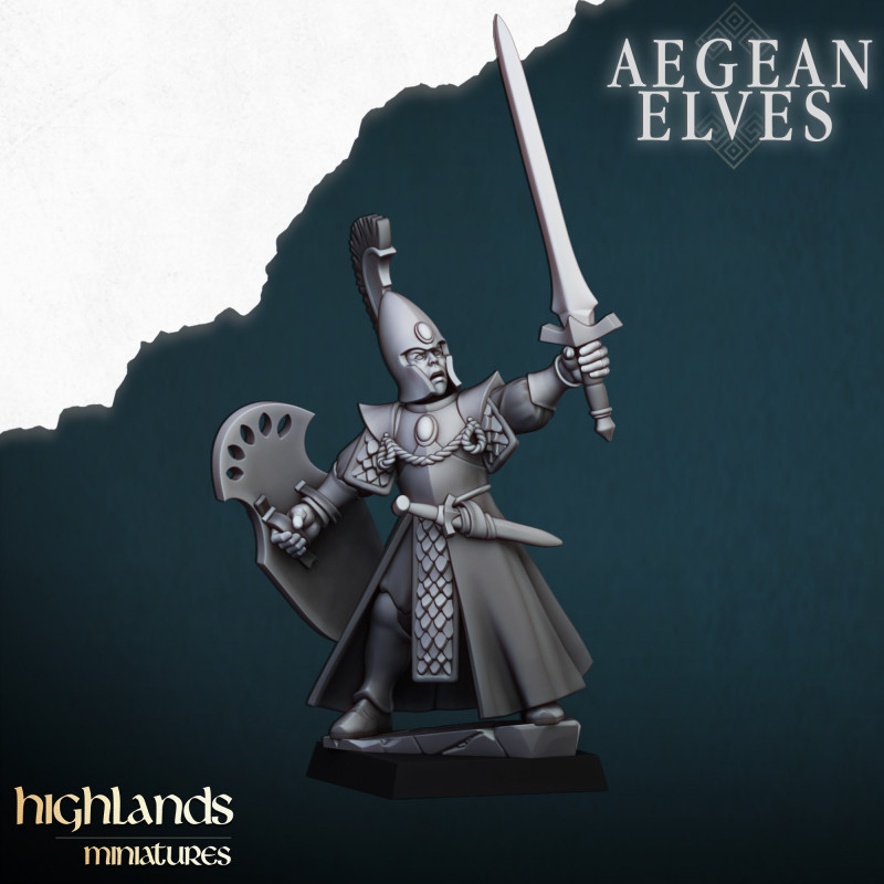 Higlands Miniature - Aegan elf Spearmen   
