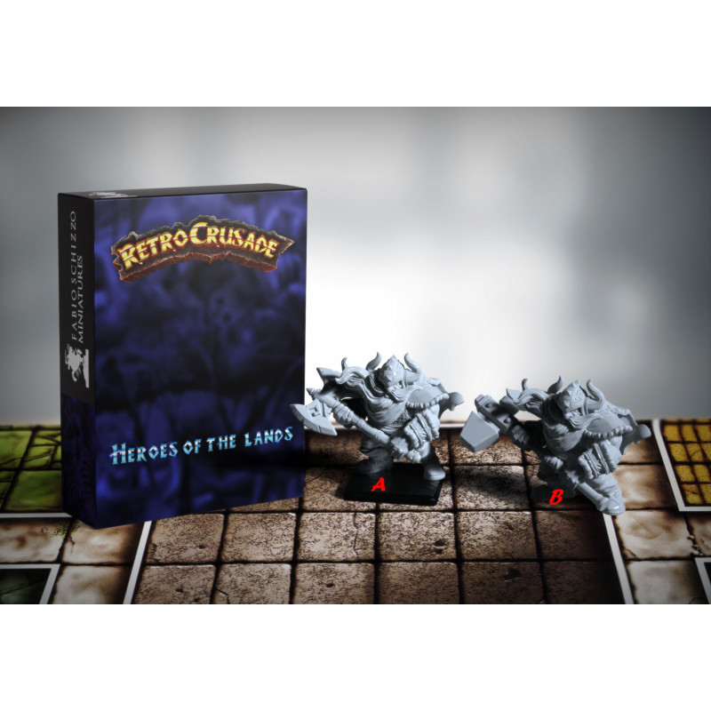 Figurines HeroQuest en résine 3D - Compatibles, personnalisées et détaillées pour vos parties de jeu de plateau