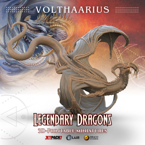 Impression 3D Dragon Volthaarius