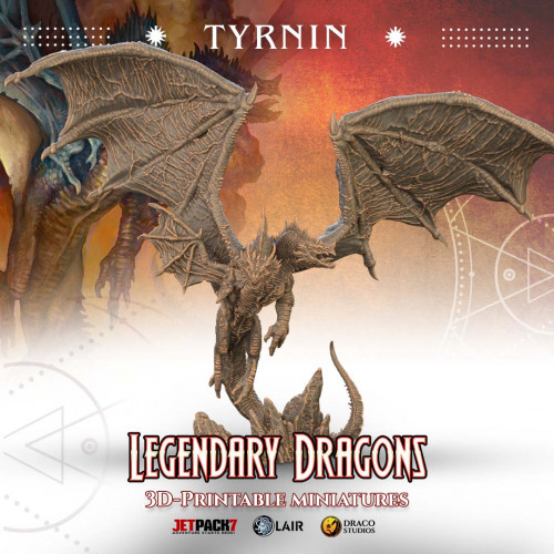 Impression 3D Dragon Tyrnin