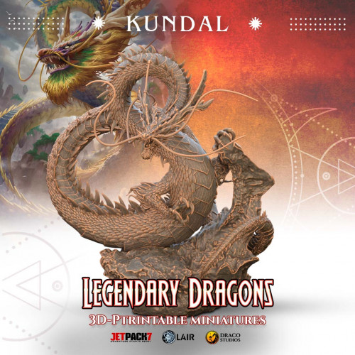 Impression 3D Dragon Kundal