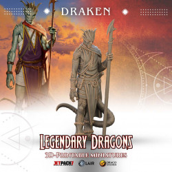 Figurines en Résine 3D - Battle Ready, Nettoyées, Prêtes à Assembler pour Wargames et Jeux de Rôle