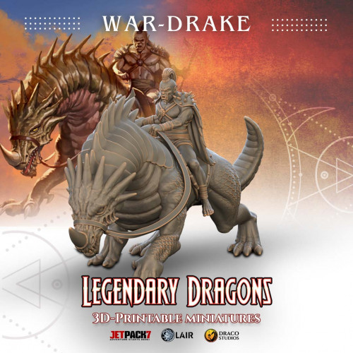 Impression 3D Dragon War Drake