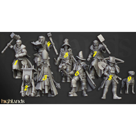 Higland Miniature Sunland - Inquisition/ClergéHigland Miniature Sunland - Inquisition/Clergé