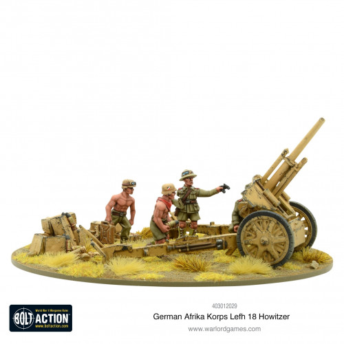 Bolt Action - German - Afrika Korps LeFH 18 10.5cm Medium Artillery 