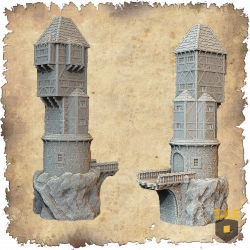 Décors modulaires 28/32 mm – 3D Layered Scenery – Filament

