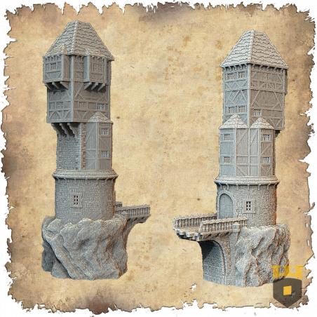 Décors modulaires 28/32 mm – 3D Layered Scenery – Filament

