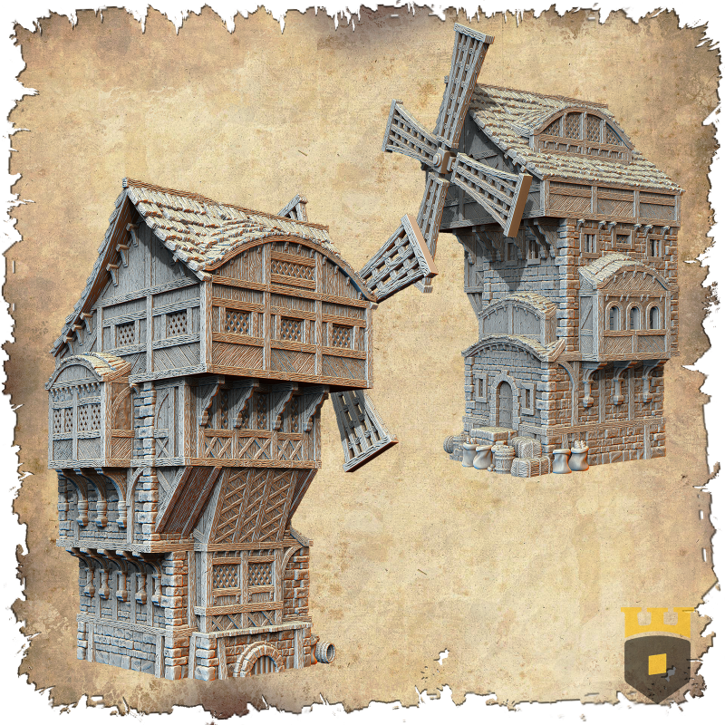 Décors modulaires 28/32 mm – 3D Layered Scenery – Filament

