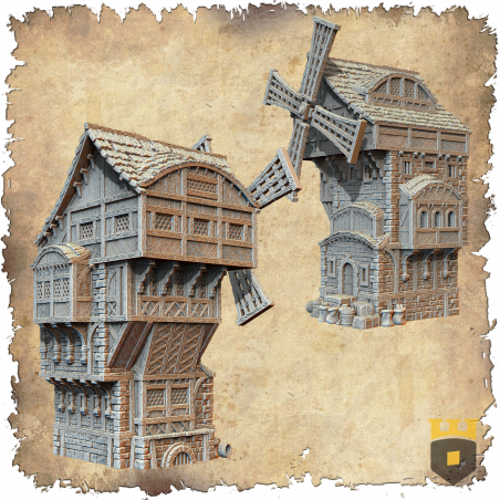 Décors modulaires 28/32 mm – 3D Layered Scenery – Filament

