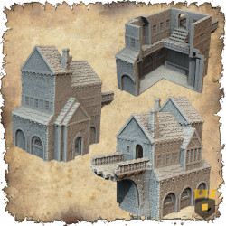 Décors modulaires 28/32 mm – 3D Layered Scenery – Filament

