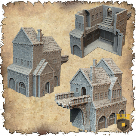 Décors modulaires 28/32 mm – 3D Layered Scenery – Filament

