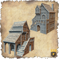 Décors modulaires 28/32 mm – 3D Layered Scenery – Filament

