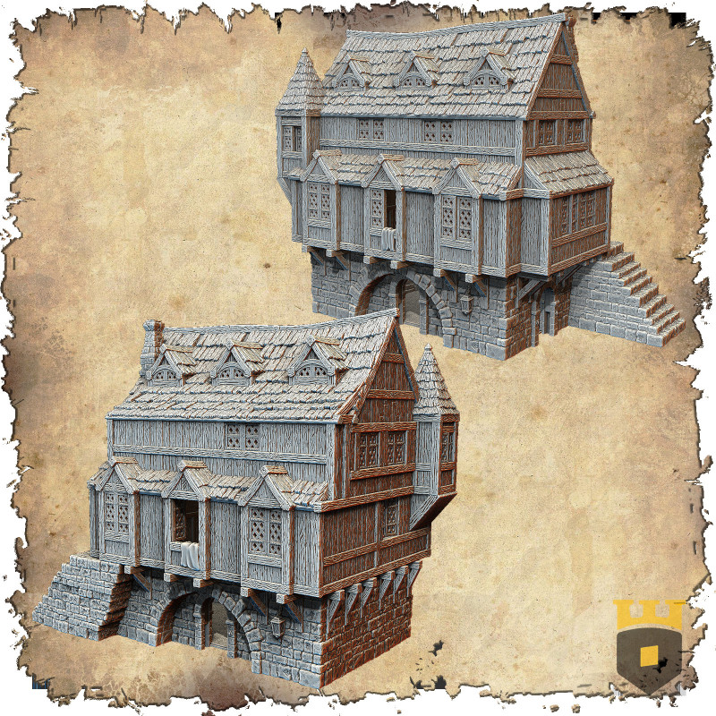 Décors modulaires 28/32 mm – 3D Layered Scenery – Filament

