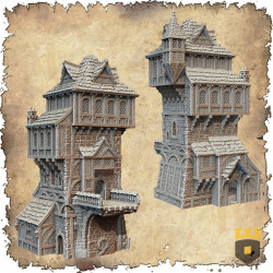 Décors modulaires 28/32 mm – 3D Layered Scenery – Filament