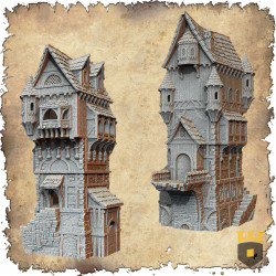 Décors modulaires 28/32 mm – 3D Layered Scenery – Filament

