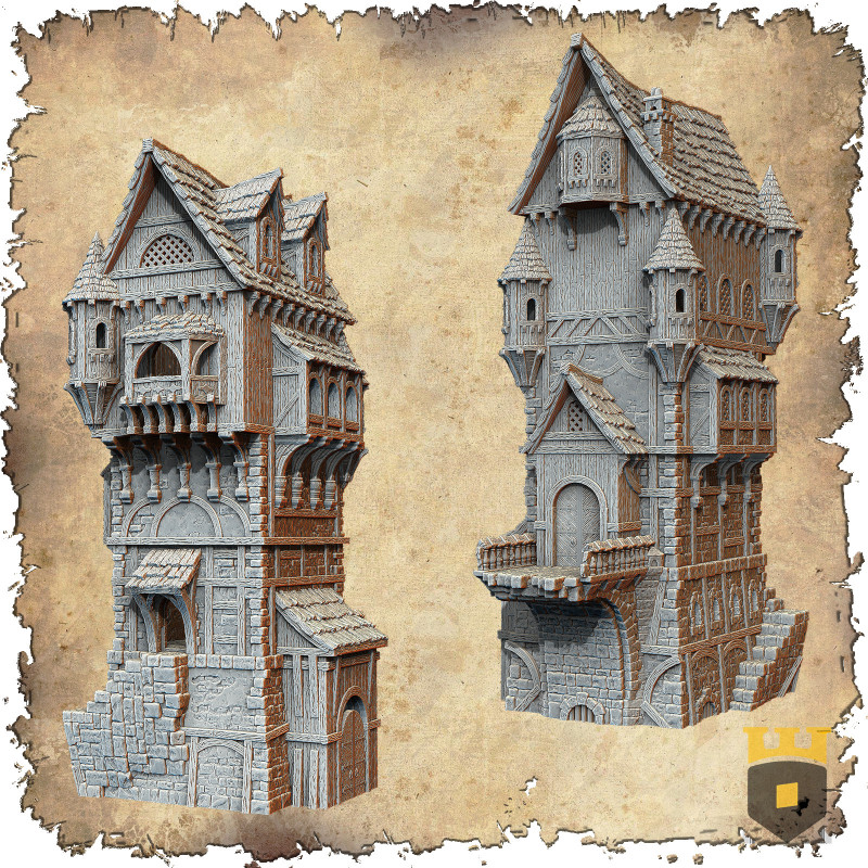 Décors modulaires 28/32 mm – 3D Layered Scenery – Filament


