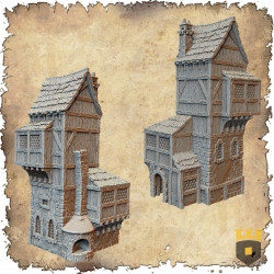 Décors modulaires 28/32 mm – 3D Layered Scenery – Filament