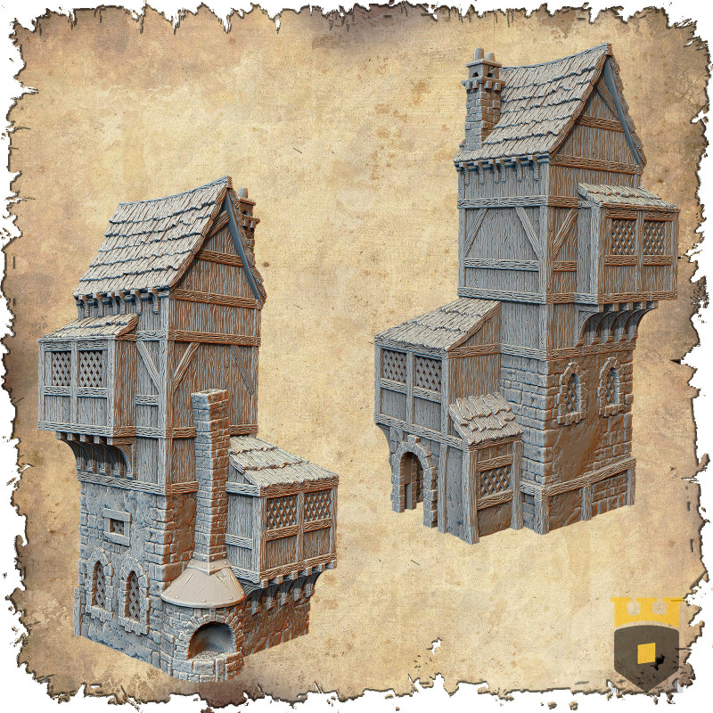 Décors modulaires 28/32 mm – 3D Layered Scenery – Filament