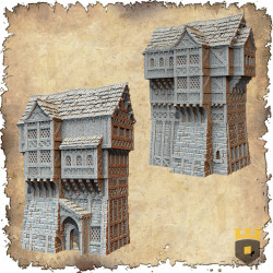 Décors modulaires 28/32 mm – 3D Layered Scenery – Filament

