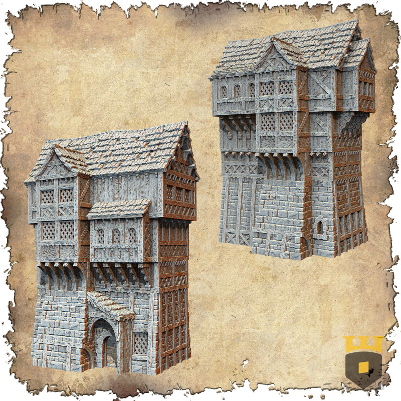 Décors modulaires 28/32 mm – 3D Layered Scenery – Filament

