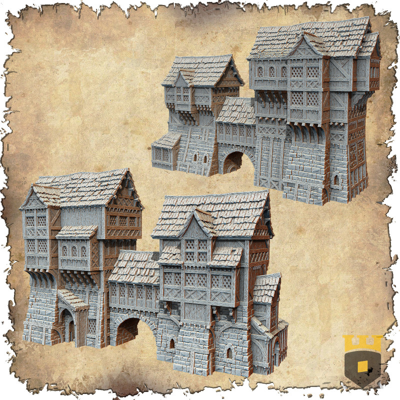 Décors modulaires 28/32 mm – 3D Layered Scenery – Filament

