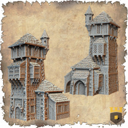 Décors modulaires 28/32 mm – 3D Layered Scenery – Filament

