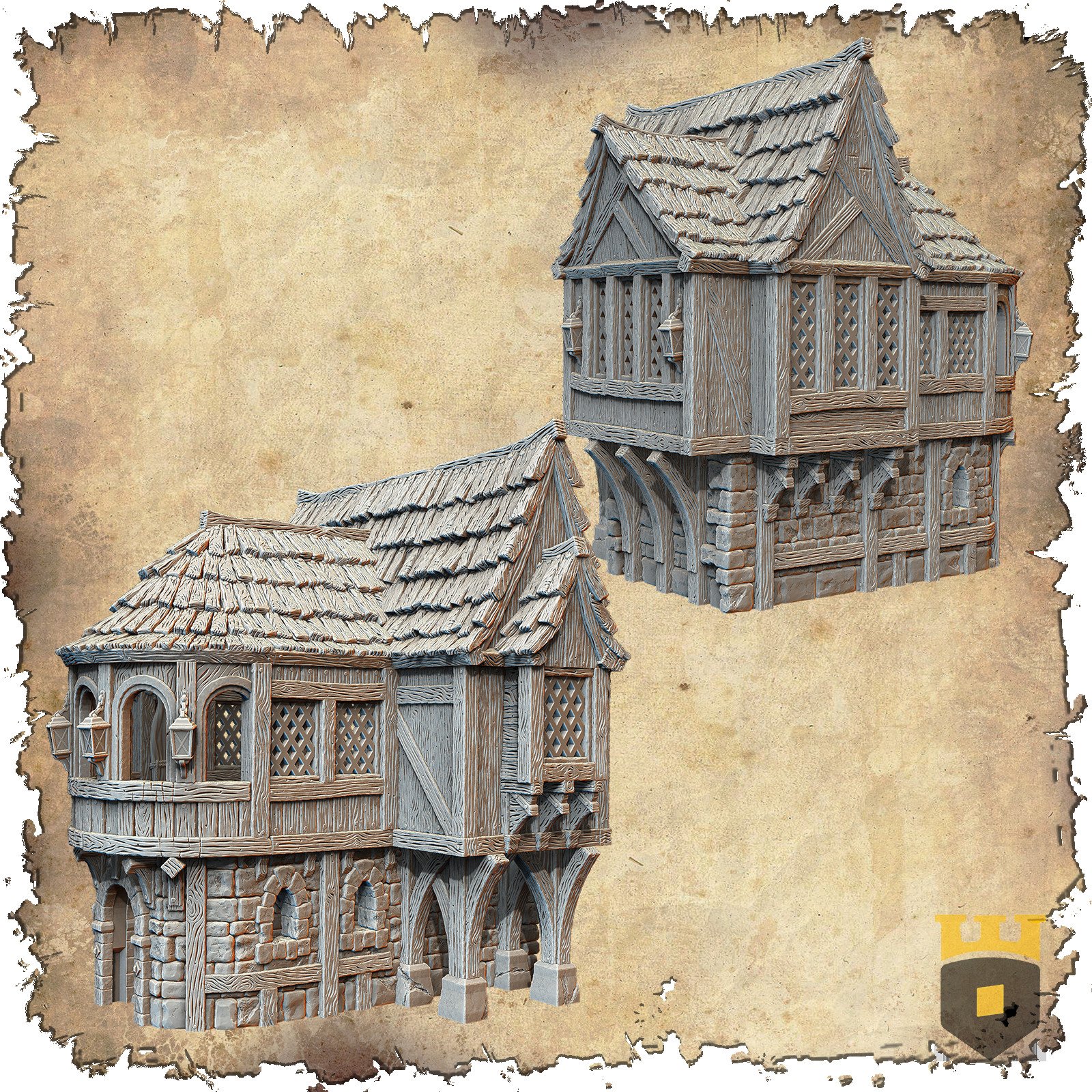 Décor impréssion 3D Civilian house 3 - Imagen 1 de 1