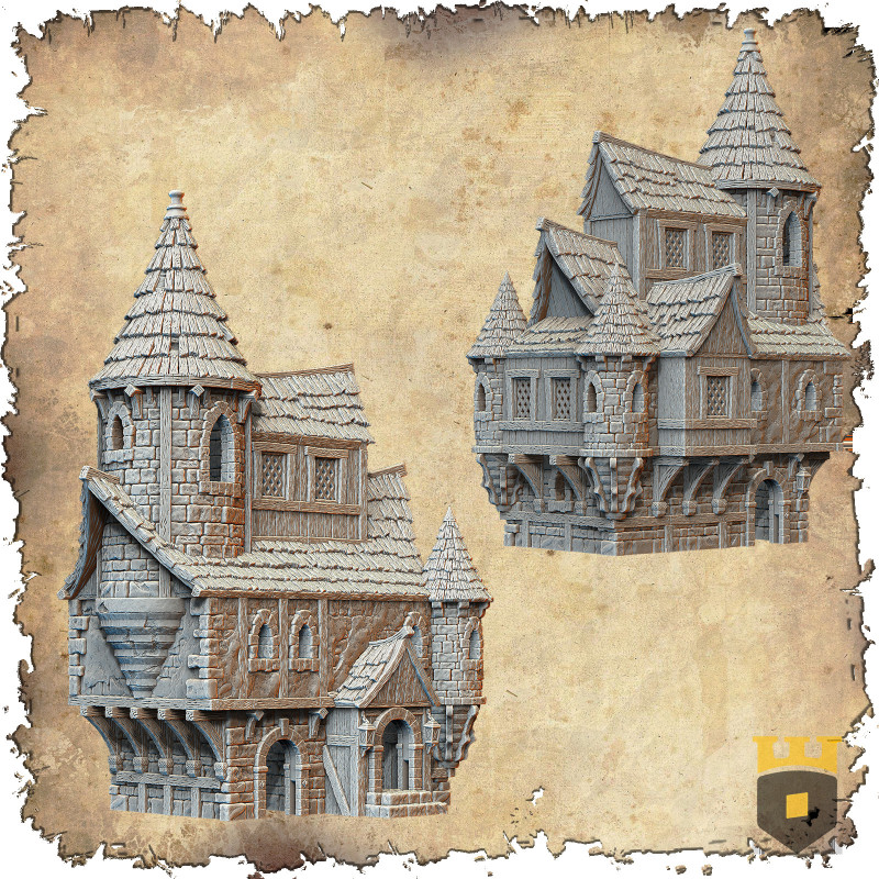 Décors modulaires 28/32 mm – 3D Layered Scenery – Filament

