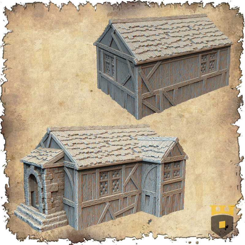 Décors modulaires 28/32 mm – 3D Layered Scenery – Filament

