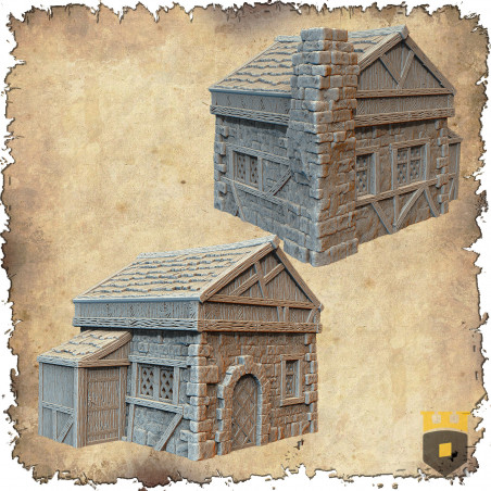 Décors modulaires 28/32 mm – 3D Layered Scenery – Filament

