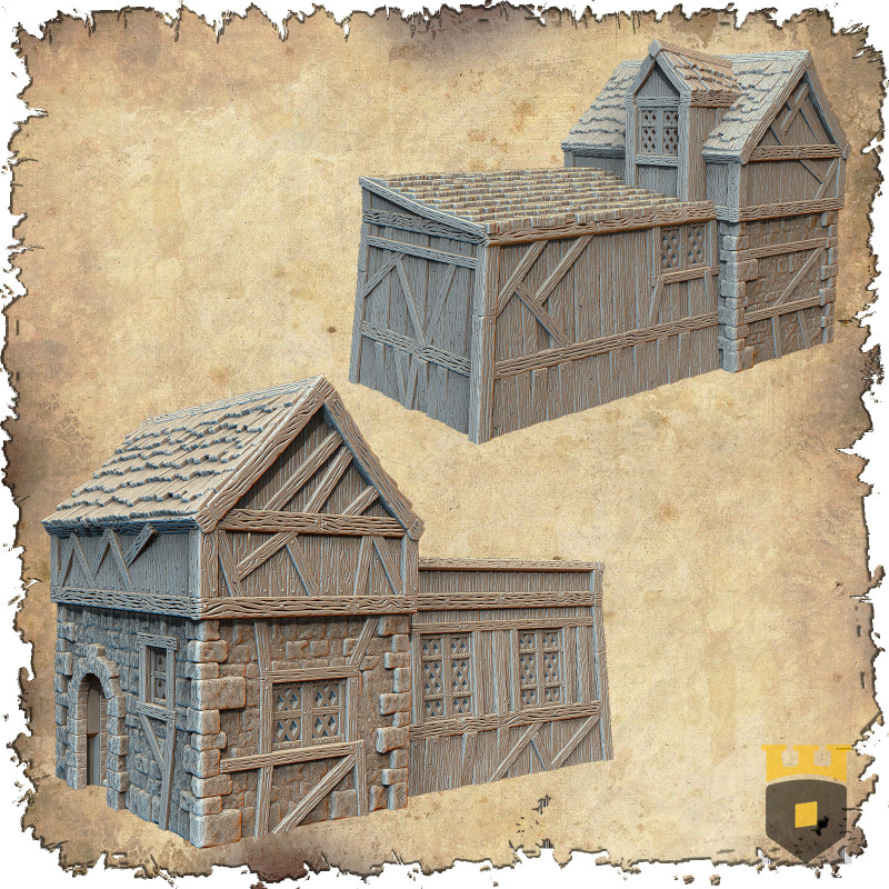 Décors modulaires 28/32 mm – 3D Layered Scenery – Filament

