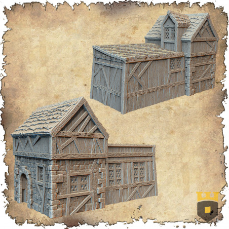 Décors modulaires 28/32 mm – 3D Layered Scenery – Filament

