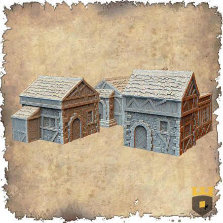 Décors modulaires 28/32 mm – 3D Layered Scenery – Filament

