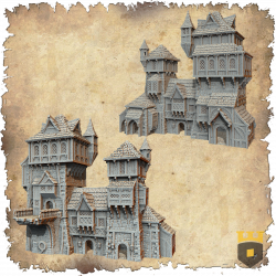 Décors modulaires 28/32 mm – 3D Layered Scenery – Filament

