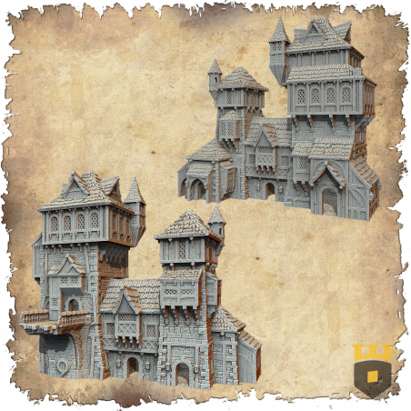 Décors modulaires 28/32 mm – 3D Layered Scenery – Filament

