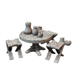 Décors modulaires 28/32 mm – 3D Layered Scenery – Filament


