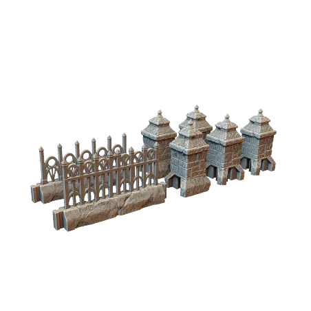 Décors modulaires 28/32 mm – 3D Layered Scenery – Filament

