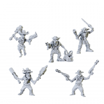 Figurine 3D Résine  pour jeux de figurines Orks slave squad 