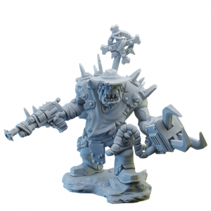Figurine 3D Résine (échelle 30/32mm) pour jeux de figurines Orkz Sheriff 