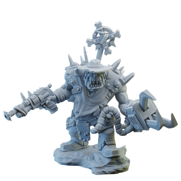 Figurine 3D Résine (échelle 30/32mm) pour jeux de figurines Orkz Maddokz 